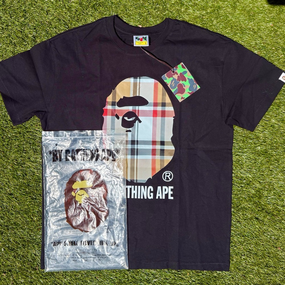 Bape Designer Black Tee Shirt